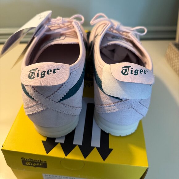 Onitsuka Tiger Mexico 66 SD Crystal Pink/Spruce Green Sneakers Size 7 - Picture 5 of 13